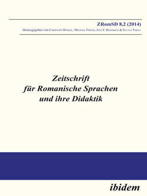 cover image of Zeitschrift für Romanische Sprachen und ihre Didaktik / Zeitschrift für Romanische Sprachen und ihre Didaktik